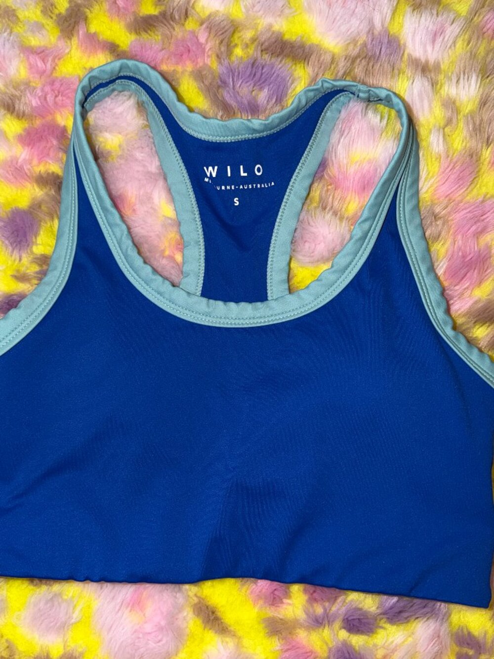 Blue Wilo Sports Bra